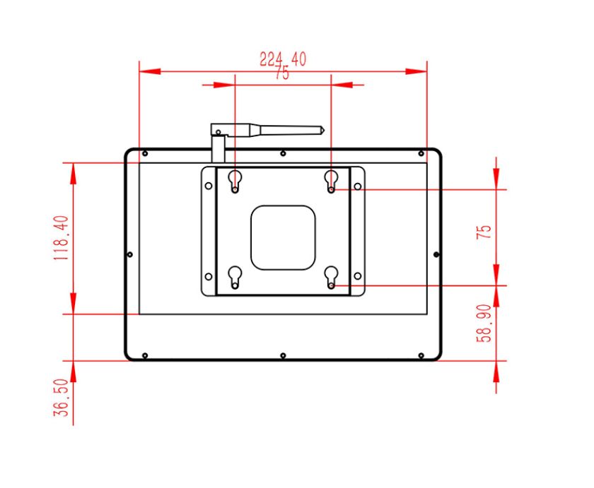 10.1 inch capacitive touch screen monitor hdmi