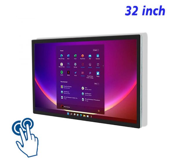 PCAP touch screen integrated pc tv