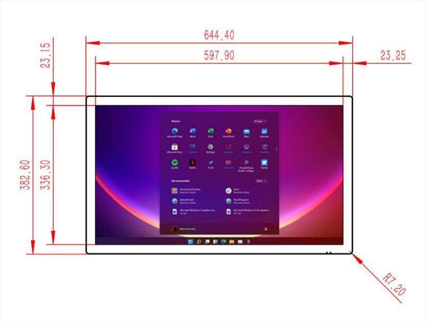 PCAP touch screen integrated pc tv manufacturer