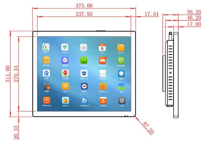 android PCAP touchscreen monitor