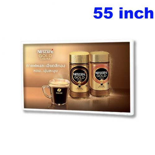 wall mounted loop video advertising display
